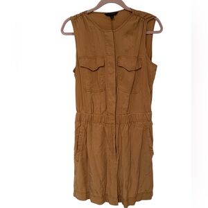 𝅺Banana Republic Classic Brown Khaki Romper - Size M - Welcome Spring!